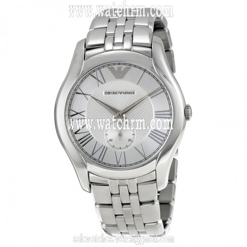 Emporio Armani Classic Silver Dial Stainless Steel Men's Watch AR1788