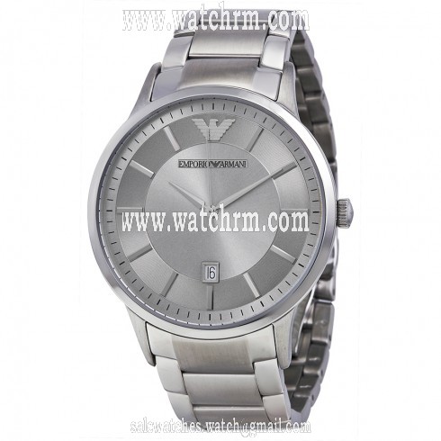 Emporio Armani Classic Silver Dial Stainless Steel Men's Men's Watch 2478