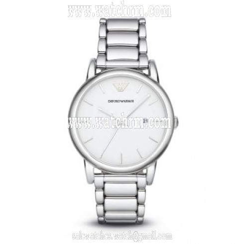 Emporio Armani Classic White Dial Men's Watch AR1854
