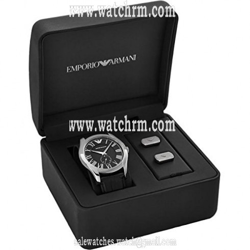 Emporio Armani Cufflink Gift Set Men's Watch AR8027