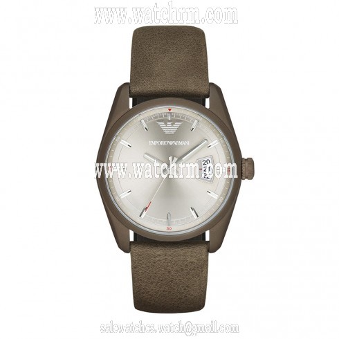 Emporio Armani Sportivo Khaki Sunray Dial Quartz Men's Watch AR6079