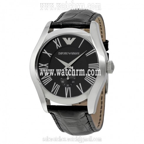 Emporio Men's Armani Watch with Black Leather Bracelet AR0643