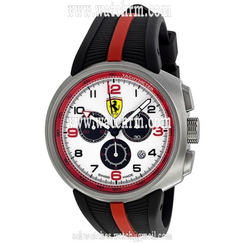 Ferrari F1 Fast Lap White Dial Chronograph Men's Watch FE-10-ACC-CG-WT