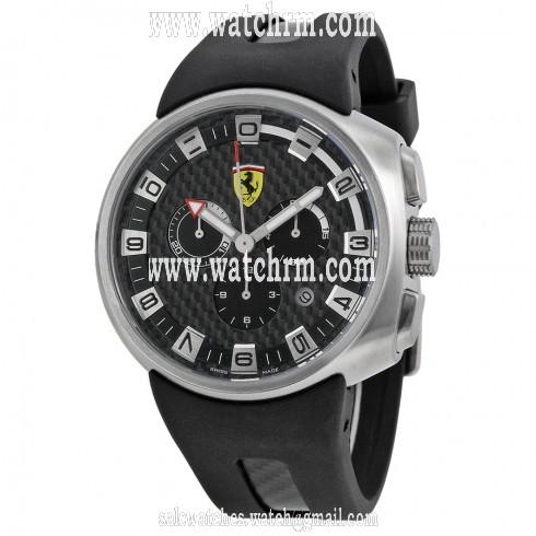 Ferrari F1 Podium Carbon Fiber Chronograph Dial Men's Watch FE-10-ACC-CG-FC-FC