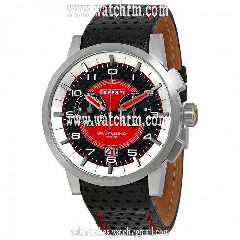 Ferrari Granturismo Red Dial Chronograph Men's Watch FE-11-ACC-CP-FC