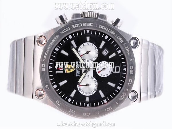 Ferrari Panerai Ferrari Granturismo FER00005 Round Stainless Steel Case Midsize Watch