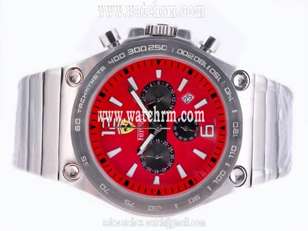 Ferrari Panerai Ferrari Granturismo FER00013 Womens Silver Stainless Steel Strap 46mm Watch