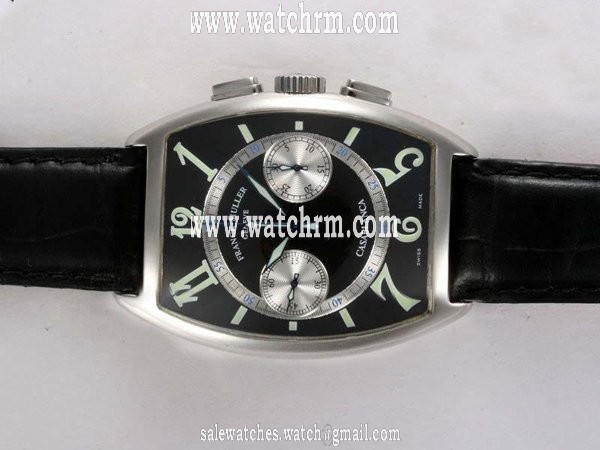 Franck Muller Casablanca 8885 CCC DT NR CASA Black Dial Manual Winding Rectangle Watch