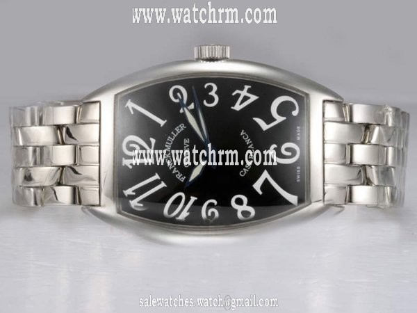 Franck Muller Cintree Curvex 1752 QZ ACB ACE Stainless Steel Case Midsize Rectangle Watch