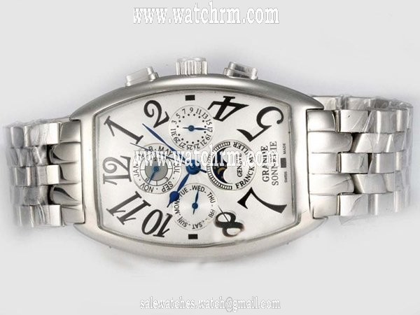 Franck Muller Cintree Curvex Chronograph 9880-CCQP Automatic 36x49mm Watch