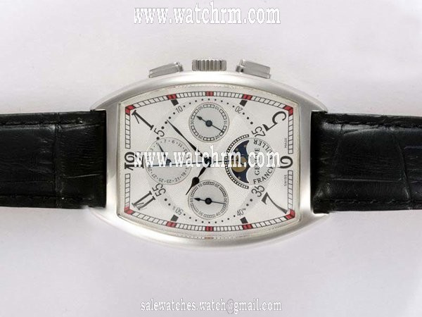 Franck Muller Cintree Curvex Chronograph 9880-CCQP Manual Winding 36x49mm Midsize Watch
