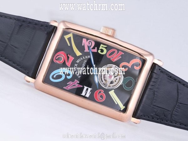 Franck Muller Cintree Curvex Crazy Hours 5850 SC CODR Tourbillon 38x52mm Womens Watch