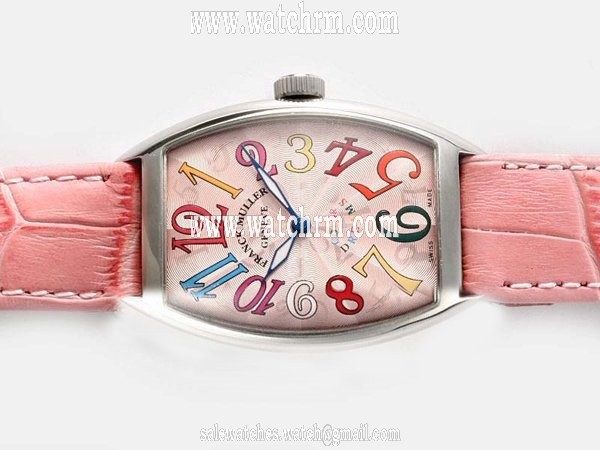 Franck Muller Cintree Curvex Crazy Hours 5850 SC CODR Womens Stainless Steel Bezel Automatic Watch