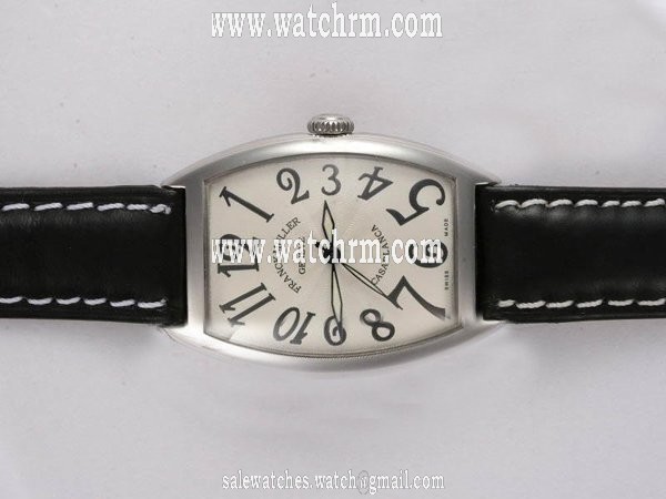 Franck Muller Cintree Curvex Crazy Hours 8880 CH 31x43mm Automatic White Dial Watch