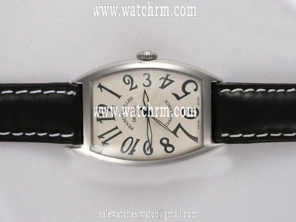 Franck Muller Cintree Curvex Crazy Hours 8880 CH Automatic White Dial Stainless Steel Bezel Watch