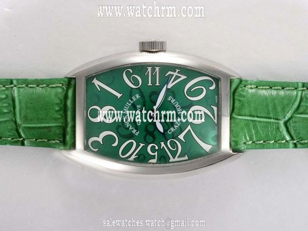 Franck Muller Cintree Curvex Crazy Hours 8880 CH Green Dial Automatic Watch