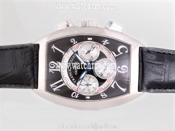 Franck Muller Cintree Curvex Master Calendar 8880 CC MC AT Automatic Black Dial 35x47mm Watch
