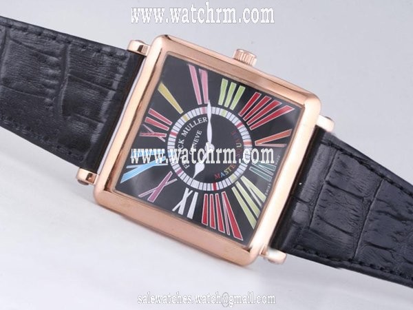 Franck Muller Colour Dreams Collection 6002-CODR-DT Rose Gold Case 42x42mm Mens Watch