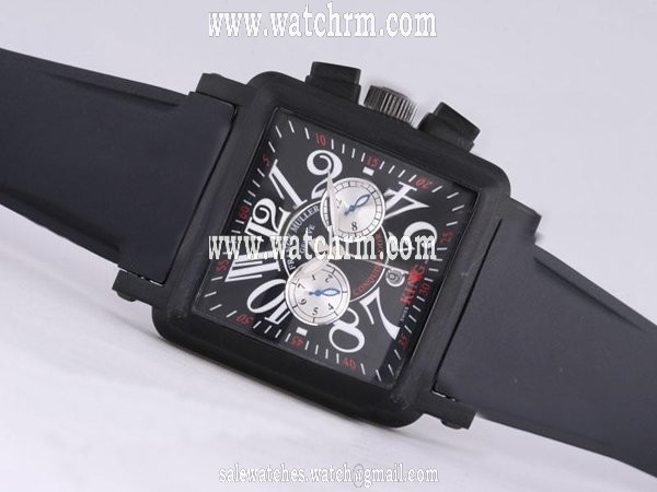 Franck Muller Conquistador Line 10000-CC-L 44x44mm Midsize PVD Case Watch