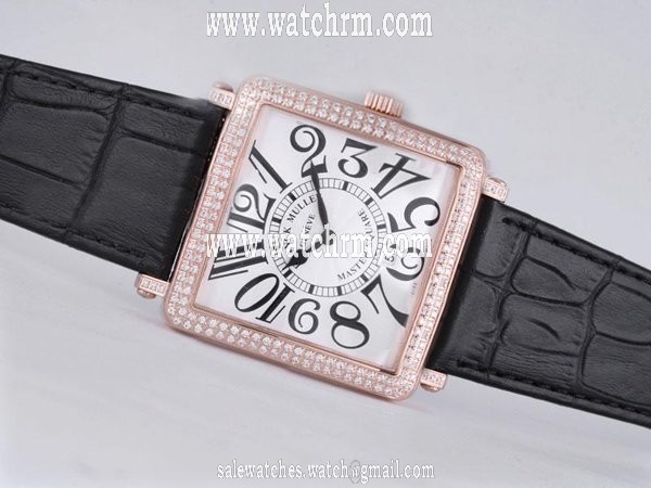 Franck Muller Conquistador Line 10000-CC-SC-D-KING Womens 42x42mm Rose Gold Case Watch