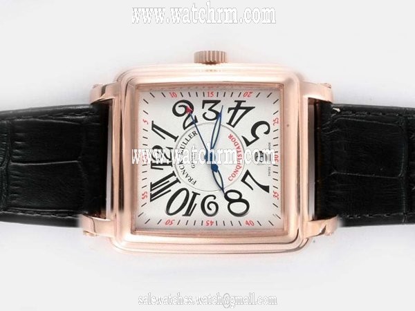 Franck Muller Conquistador Line 9000-CC-SC-KING Midsize Rose Gold Case Watch