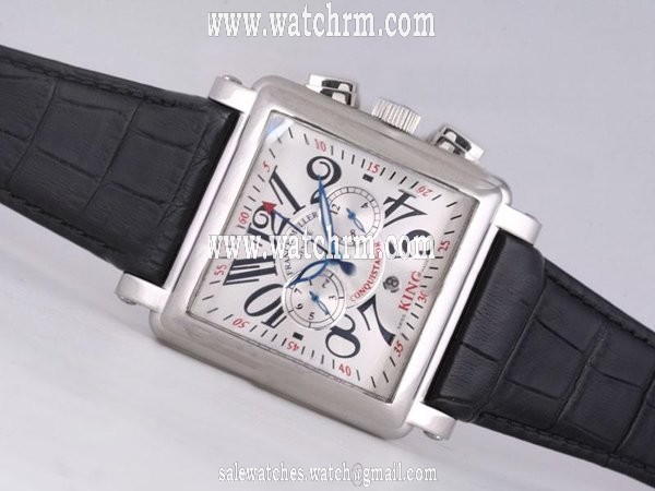 Franck Muller King Conquistador 10000-CC Automatic White Dial Square Watch