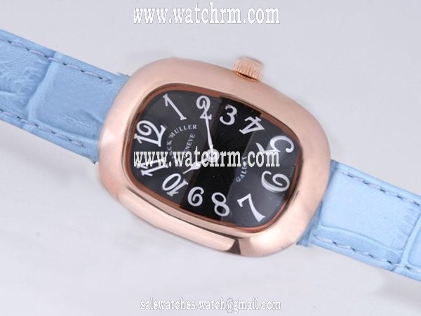 Franck Muller Long Island 1000-SC Womens Rose Gold Case Watch
