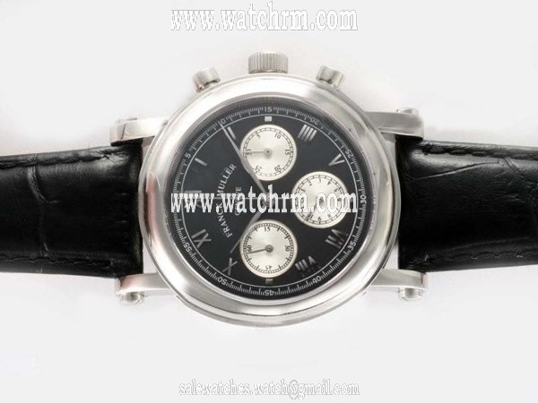 Franck Muller Long Island 7008 CC CF Stainless Steel Bezel Manual Winding Midsize Watch