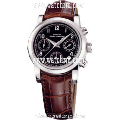 Girard Perragaux Sport Classique Stainless Steel Brown Leather Men's Watch 80210.0.11.6756