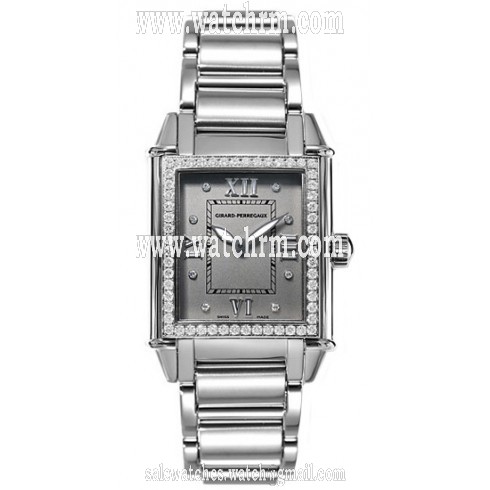 Girard Perregaux Vintage 1945 Diamond Stainless Steel Ladies Watch 02574-D1A11-21M
