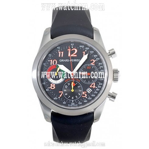 Girard Perregaux Sport Classique Stainless Steel Black Rubber Men's Watch 49540-11-611-FK6A