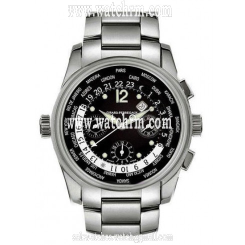 Girard Perragaux Worldwide Time Control Titanium Men's Watch 49800-T-21-6046