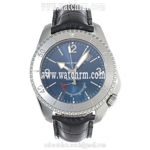 Girard Perregaux Seahawk II Stainless Steel Black Leather Men's Watch 49900-0-11-4144