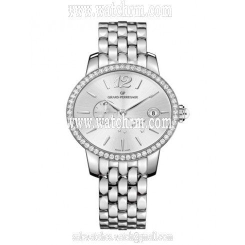 Girard Perregaux Cat's Eye Automatic Silver Dial Stainless Steel Ladies Watch 80486D11A361-11A