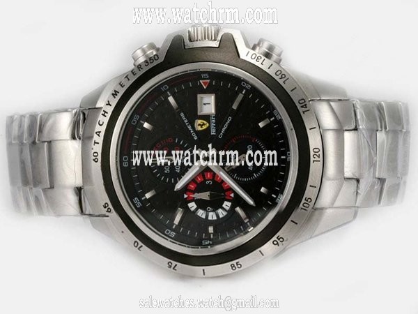 Girard Perregaux Classique Elegance 24990 Midsize 43mm Quartz Chronograph Watch