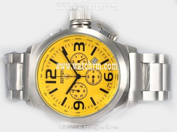 Girard Perregaux Classique Elegance 24990 Quartz Chronograph Round Midsize Watch