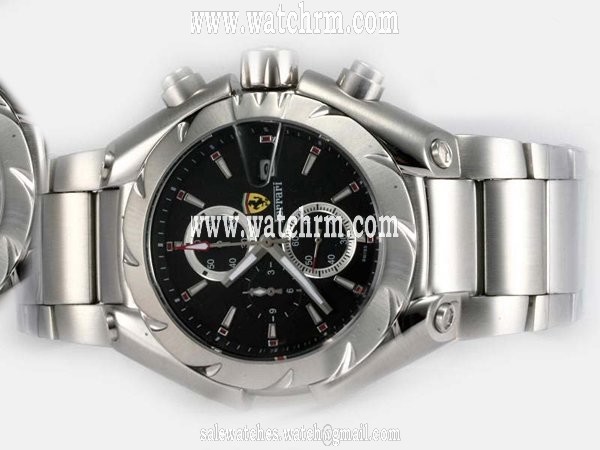 Girard Perregaux Classique Elegance 24990 Stainless Steel Bezel Quartz Chronograph Watch