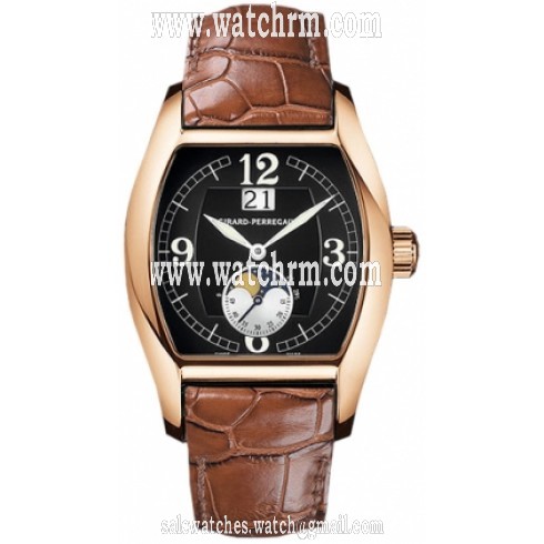 Girard Perregaux Richeville Moonphase 18K Rose Gold Men's Watch 27600-0-52-6151