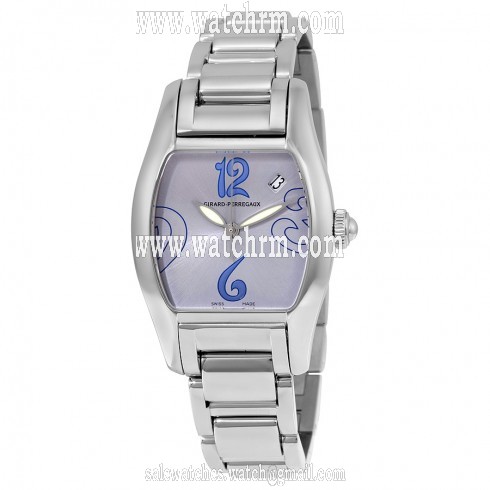 Girard Perregaux Richeville Purple Dial Automatic Ladies Watch 26570-11-481-11A