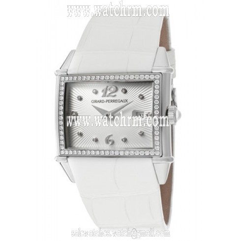 Girard Perregaux Vintage 1945 Steel Diamond Ladies Watch 25760D11A161-CK7B