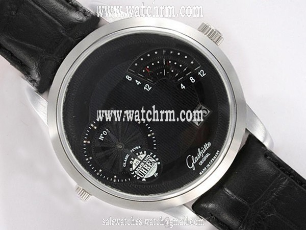 Glashutte Pano Edition Panomaticchrono 90-02-33-14-05 Automatic Black Dial 49mm Watch
