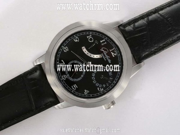 Glashutte Senator Chronograph 39-31-45-42-04 Stainless Steel Case 40mm White Dial Watch