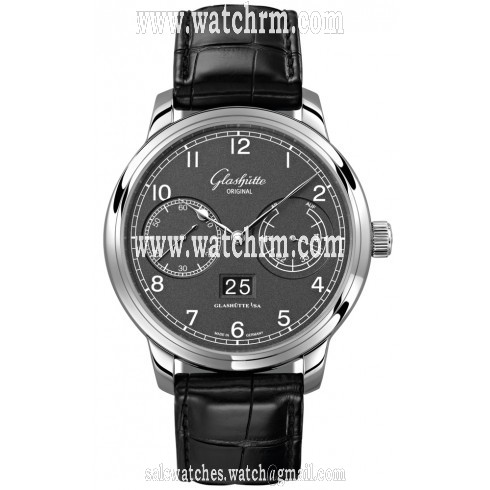 Glashutte Senator Observer Grey Dial Automatic Men's Watch 10014020204