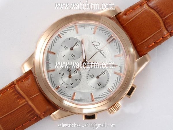 Glashutte Sport Evolution Chronograph 39-31-43-61-02 Manual Winding Midsize 40mm Watch