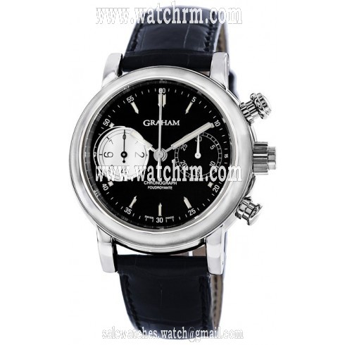 Graham Foudroyante Black Dial Automatic Men's Watch 2LIASB04AC06B