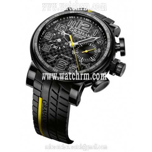 Graham Silverstone Automatic Chronograph Strap Men's Watch 2BLDCY26AK66N