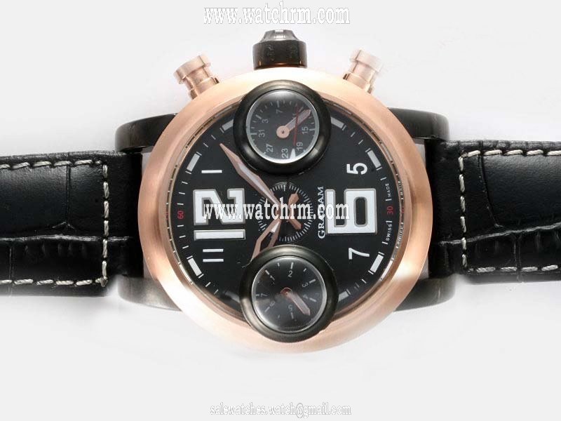 Graham Swordfish Swordfish Big 12-6 2SWASBR.B22A.K06B Automatic Black Dial Watch