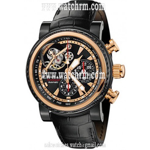 Graham Tourbillograph Silverston Woodcote Automatic Men's Watch 2TWAO.B01A