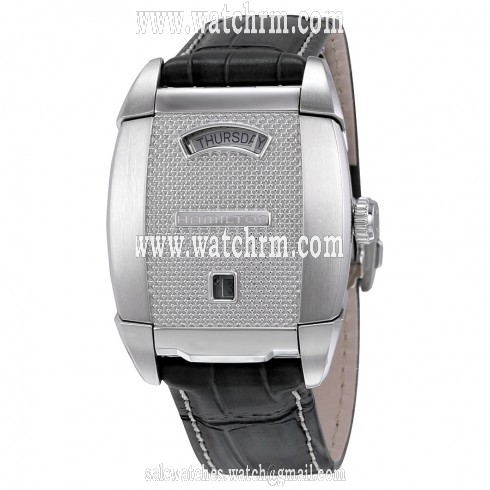 Hamilton American Classic Flintridge Edition Automatic Silver Dial Gray Leather Men's Watch H15515851