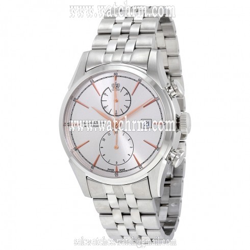 Hamilton American Classic Spirit Liberty Chronograph Silver Dial Stainless Steel Men's Watch H32416181